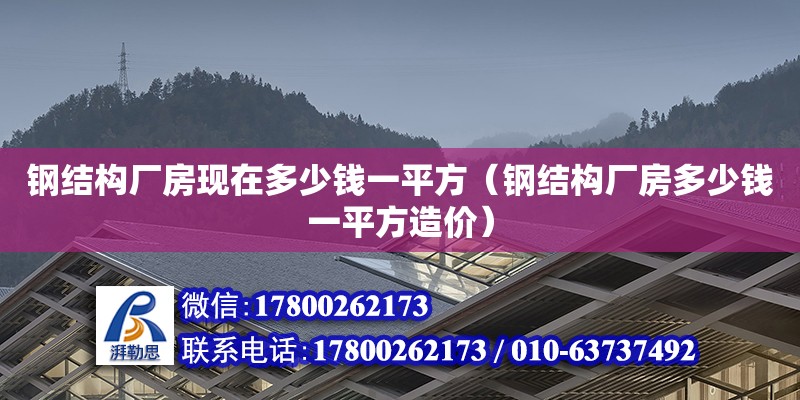 鋼結(jié)構(gòu)廠房現(xiàn)在多少錢(qián)一平方（鋼結(jié)構(gòu)廠房多少錢(qián)一平方造價(jià)）