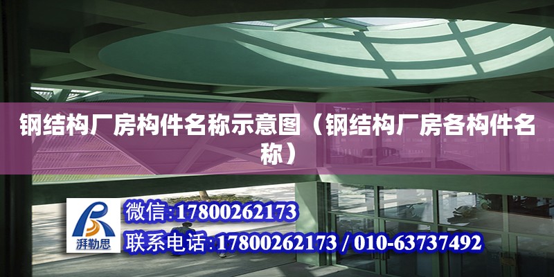 鋼結構廠房構件名稱示意圖（鋼結構廠房各構件名稱）