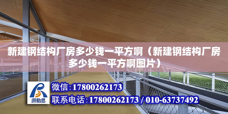 新建鋼結構廠房多少錢一平方啊（新建鋼結構廠房多少錢一平方啊圖片）