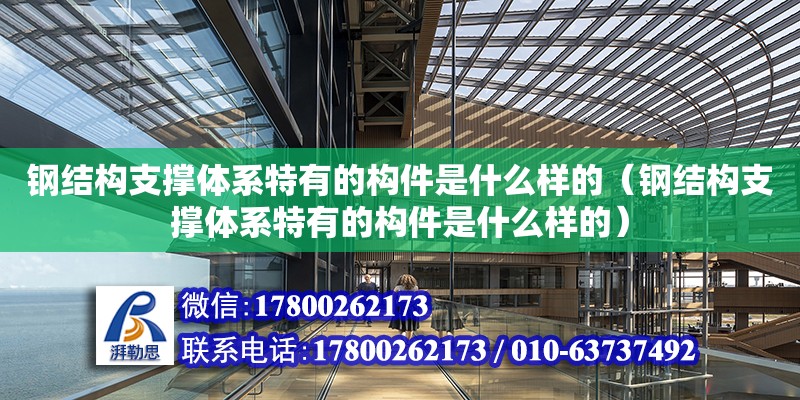 鋼結構支撐體系特有的構件是什么樣的（鋼結構支撐體系特有的構件是什么樣的）