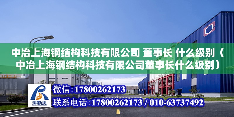 中冶上海鋼結構科技有限公司 董事長 什么級別（中冶上海鋼結構科技有限公司董事長什么級別）