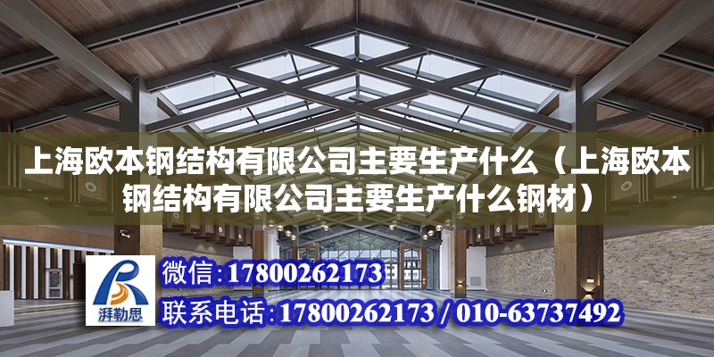 上海歐本鋼結構有限公司主要生產什么（上海歐本鋼結構有限公司主要生產什么鋼材） 鋼結構網架設計