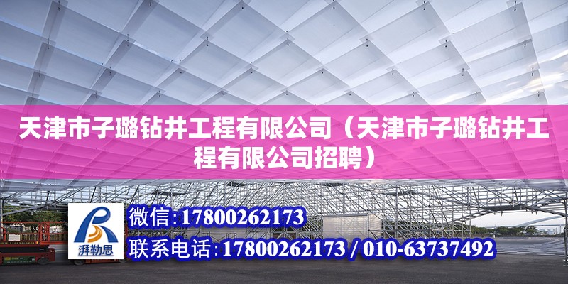 天津市子璐鉆井工程有限公司（天津市子璐鉆井工程有限公司招聘）