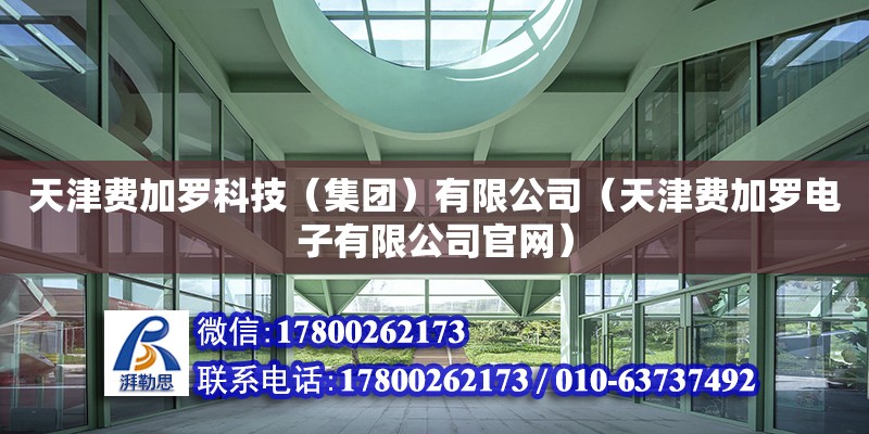 天津費加羅科技（集團）有限公司（天津費加羅電子有限公司官網） 全國鋼結構廠