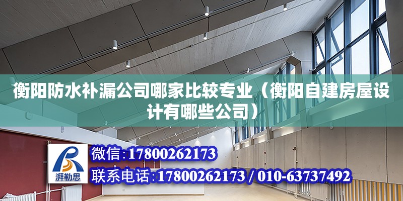 衡陽防水補漏公司哪家比較專業（衡陽自建房屋設計有哪些公司）