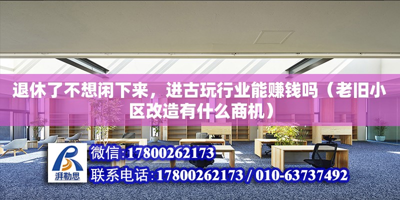 退休了不想閑下來，進古玩行業能賺錢嗎（老舊小區改造有什么商機）