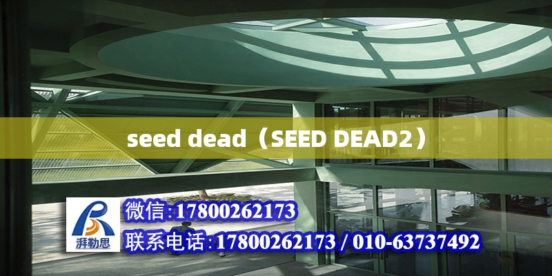 seed dead（SEED DEAD2） 北京加固設計（加固設計公司）