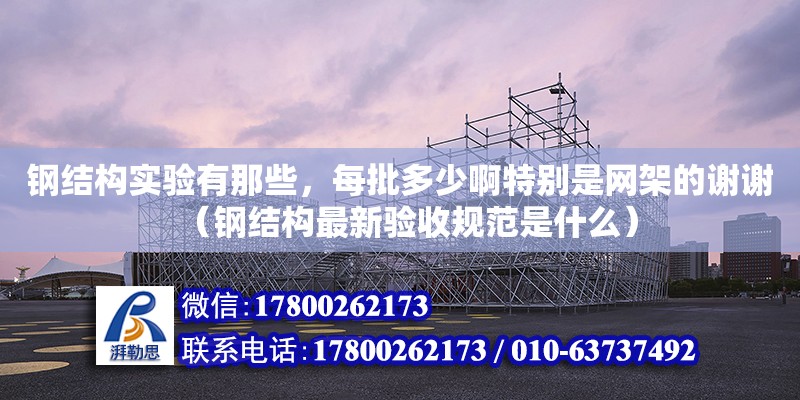 鋼結構實驗有那些，每批多少啊特別是網架的謝謝（鋼結構最新驗收規范是什么） 鋼結構網架設計