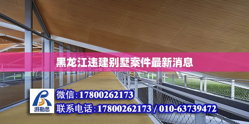 黑龍江違建別墅案件最新消息 鋼結構網架設計