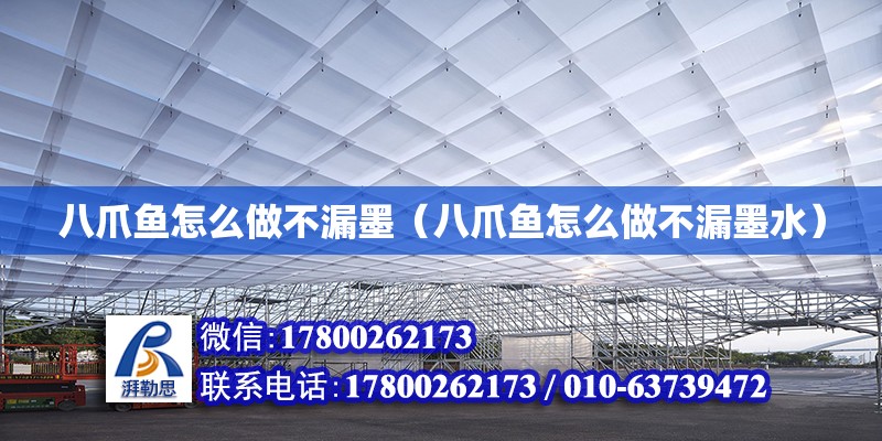 八爪魚怎么做不漏墨（八爪魚怎么做不漏墨水） 北京加固設計（加固設計公司）