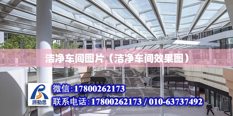 潔凈車間圖片（潔凈車間效果圖）