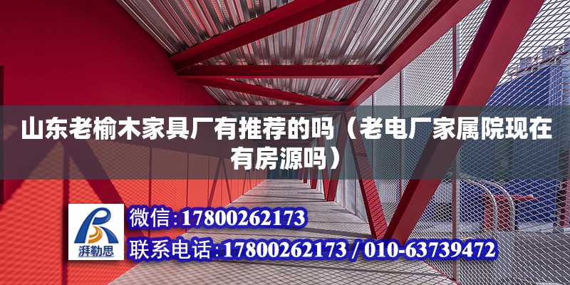 山東老榆木家具廠有推薦的嗎（老電廠家屬院現在有房源嗎）