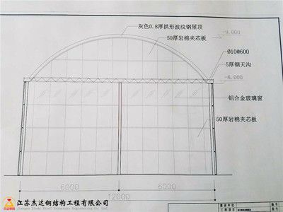 鋼結(jié)構(gòu)屋頂圖紙（鋼結(jié)構(gòu)屋頂施工流程詳解） 結(jié)構(gòu)電力行業(yè)施工 第1張