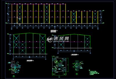 鋼結(jié)構(gòu)車間施工圖（鋼結(jié)構(gòu)施工圖的識讀技巧） 北京加固設(shè)計 第4張