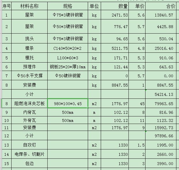 2020年鋼結(jié)構(gòu)制作安裝費多少錢一噸呢（2020年鋼結(jié)構(gòu)制作安裝費多少錢一噸） 結(jié)構(gòu)電力行業(yè)施工 第5張