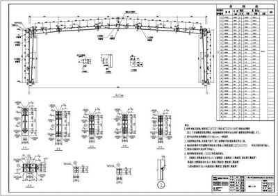 鋼結構生產圖紙（鋼結構生產圖紙是用于指導鋼結構生產過程的重要文件） 建筑施工圖施工 第2張