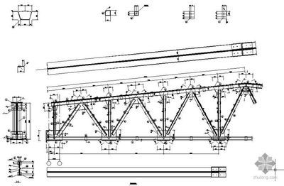 梯形鋼屋架設(shè)計(jì)圖紙