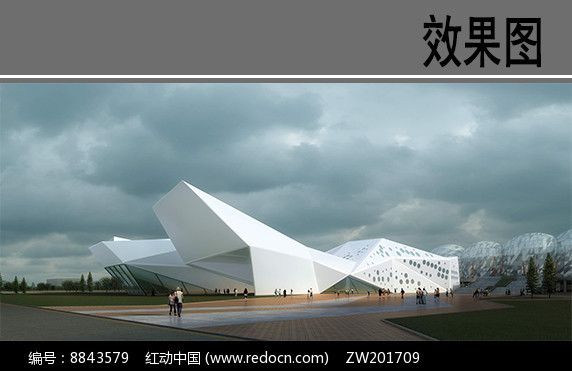 異形建筑效果圖種地用的（異形建筑效果圖主要用于展示建筑設計的獨特性和獨特性） 結構地下室設計 第2張