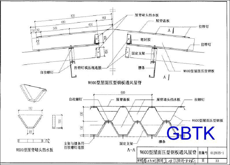 鋼結構瓦屋面做法（鋼結構屋面施工安全規范） 建筑方案設計 第2張