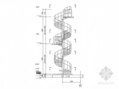 螺旋樓梯立面圖片