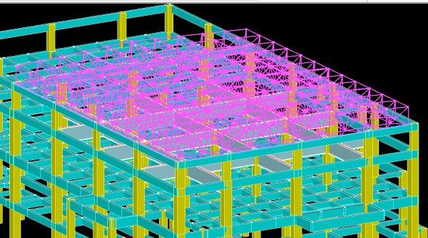 3d3s網架整體建模（cad模型轉換）