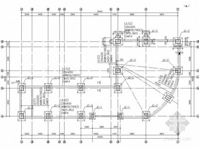 二層鋼結構框架施工圖樣本 結構地下室施工 第3張