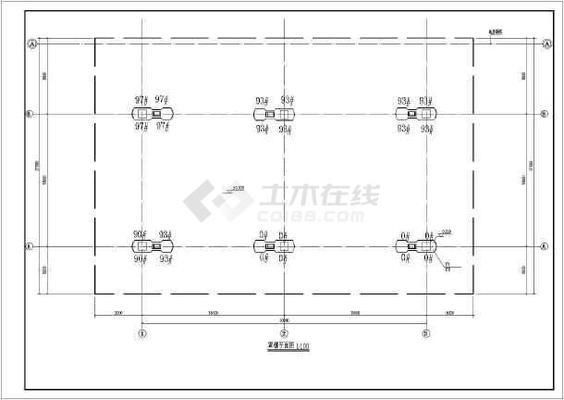 加油站鋼結構罩棚施工圖（加油站鋼結構罩棚施工圖包含了詳細的結構設計和施工指導） 結構電力行業設計 第3張