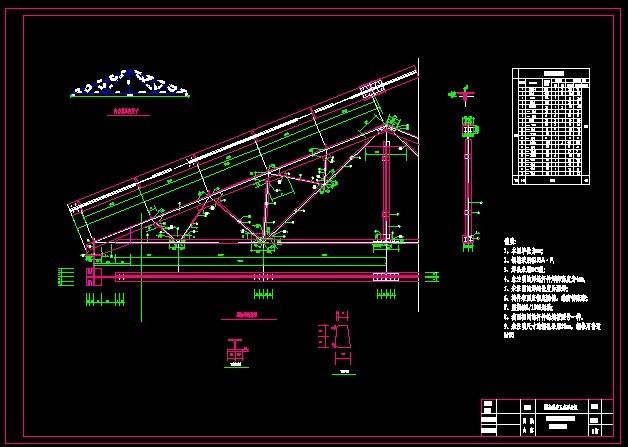 鋼屋架施工圖繪制（鋼屋架施工圖審核要點總結鋼屋架施工圖審核要點總結） 鋼結構鋼結構停車場施工 第2張