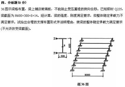 鋼結構考試分析題（鋼結構考試分析） 北京加固施工 第3張