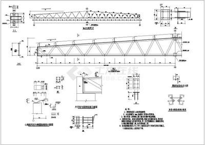 21米鋼屋架施工圖（21米梯形鋼屋架施工圖）