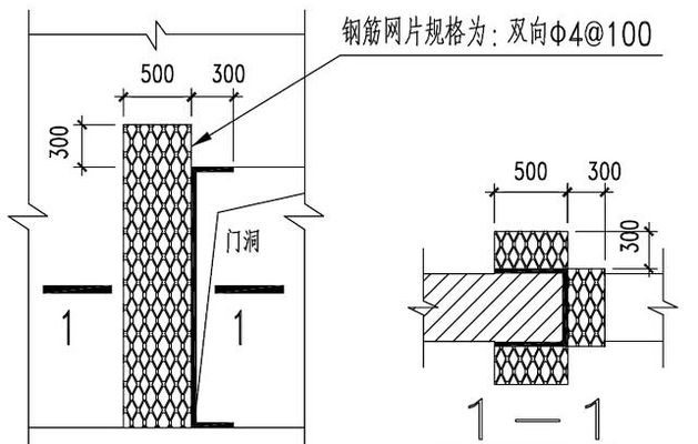 磚混結構構造柱加固示意圖圖片（磚混結構構造柱加固施工安全規范） 鋼結構網架設計 第2張