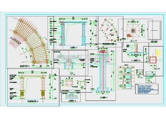 景觀廊架施工圖（景觀廊架施工圖包含哪些內(nèi)容）