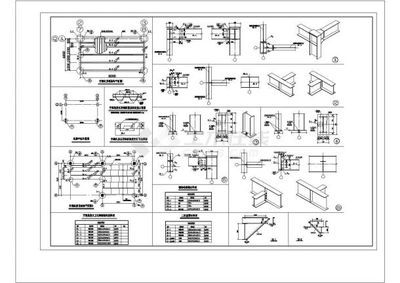 廠房鋼構(gòu)加固設(shè)計圖紙大全