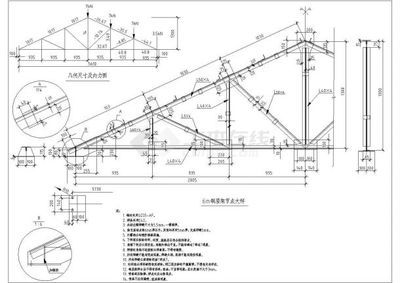 鋼屋架施工圖的主要內容（鋼屋架施工圖中的荷載計算方法鋼屋架施工圖的常見問題解析）