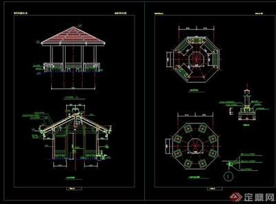 鋼結構亭子施工圖（鋼結構亭子施工圖的設計要點）