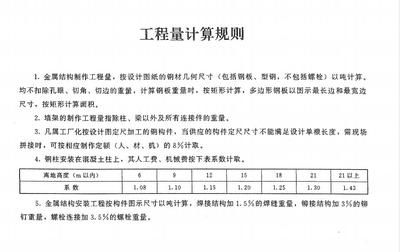 鋼結構定額計算規則和清單計算規則（鋼結構定額與清單計算差異）