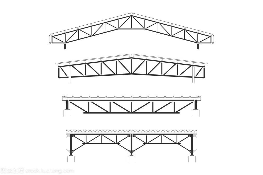 屋面桁架 全國鋼結構廠 第1張
