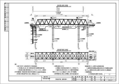 桁架橋結構圖（桁架橋施工難點解析,） 建筑施工圖設計 第1張