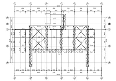 桁架布置圖怎么畫的（cad軟件繪制桁架布置圖） 結構機械鋼結構設計 第1張