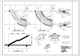 螺旋樓梯施工圖怎么畫的圖片（cad繪制螺旋樓梯施工圖的步驟和技巧和技巧）