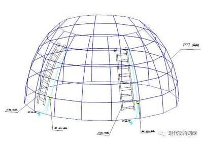 網架結構模型設計圖（網架結構模型設計圖是網架結構設計圖的重要組成部分） 結構工業鋼結構施工 第4張