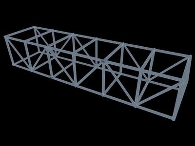 桁架模型設計思路（sketchup建模技巧分享）