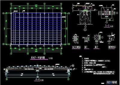 桁架屋頂剖面圖（桁架屋頂剖面圖怎么查找） 結構電力行業施工 第1張