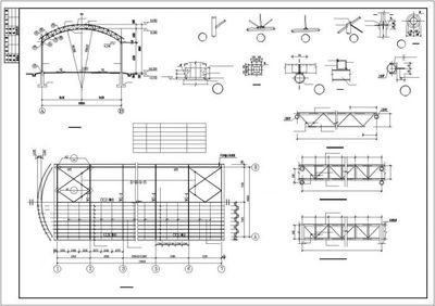 拱形鋼桁架結(jié)構(gòu)（拱形鋼桁架結(jié)構(gòu)的經(jīng)濟(jì)效益分析） 全國鋼結(jié)構(gòu)廠 第1張
