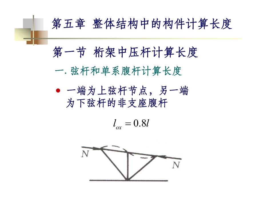 桁架的計算長度怎么算的 結構砌體設計 第4張