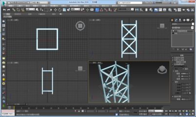 桁架模型制作視頻 鋼結構框架施工 第5張