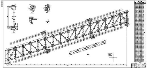 桁架施工方案設計圖 結構工業鋼結構設計 第1張