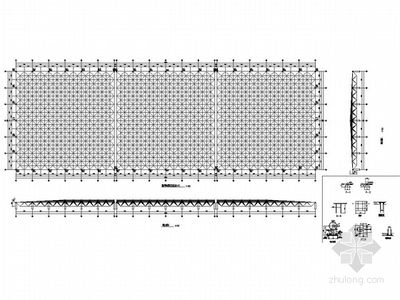 桁架支座大樣圖（桁架支座大樣圖的相關網址：鋼結構桁架支座設計規范） 鋼結構門式鋼架施工 第4張