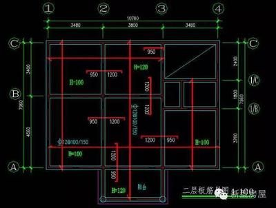 磚混結構基礎地圈梁鋼筋圖