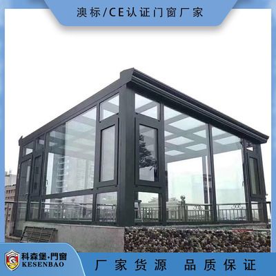 農村樓頂陽光棚圖片 建筑消防施工 第3張